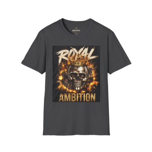 T-Shirt — "Royal Ambition" Skull Crown Graphic Tee
