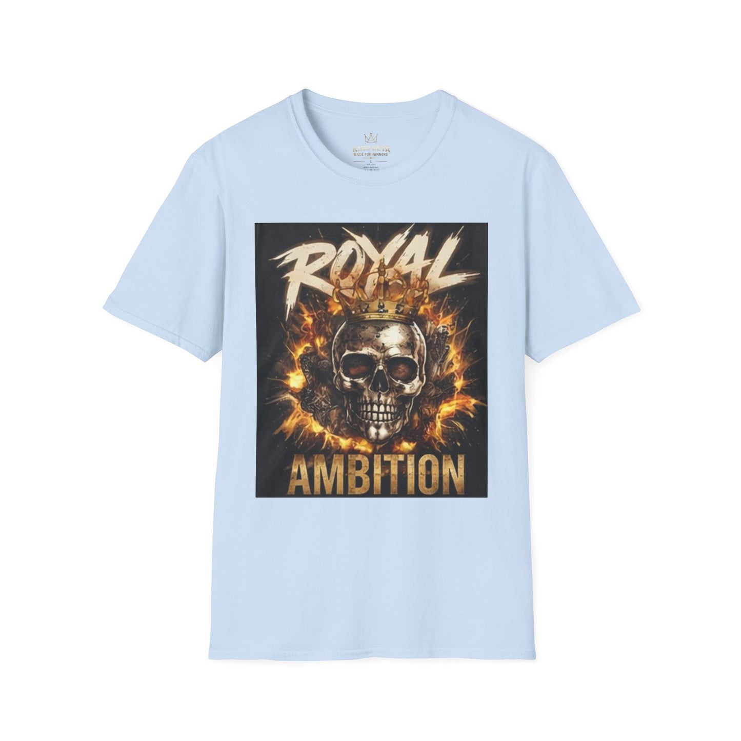 T-Shirt — "Royal Ambition" Skull Crown Graphic Tee