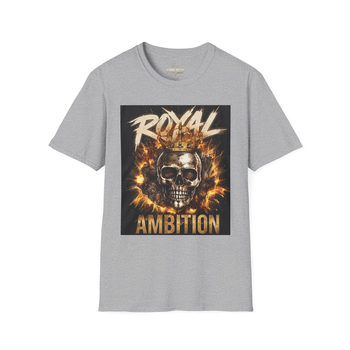 T-Shirt — "Royal Ambition" Skull Crown Graphic Tee