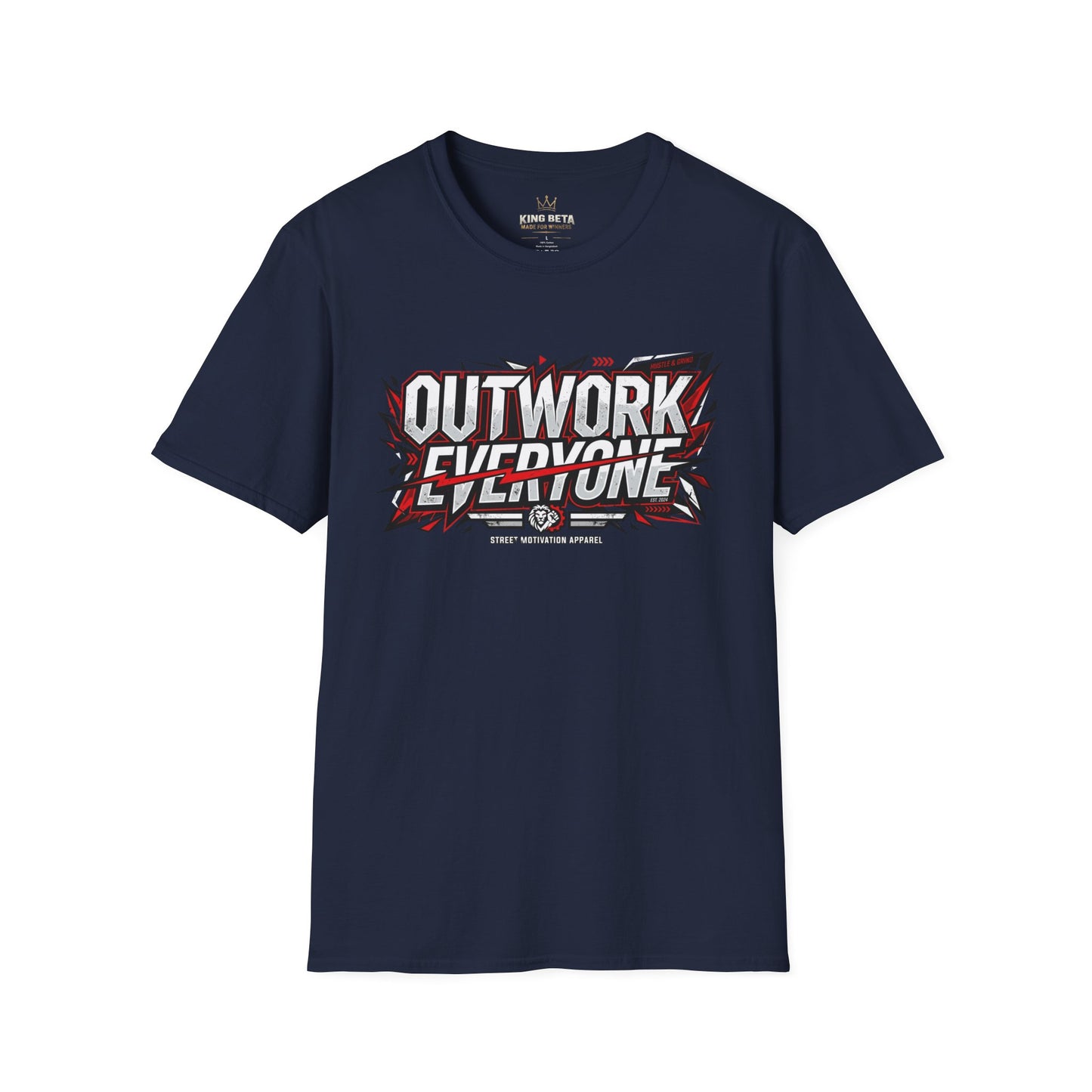 Outwork Everyone Motivational T-Shirt — Bold Athletic Graphic Tee