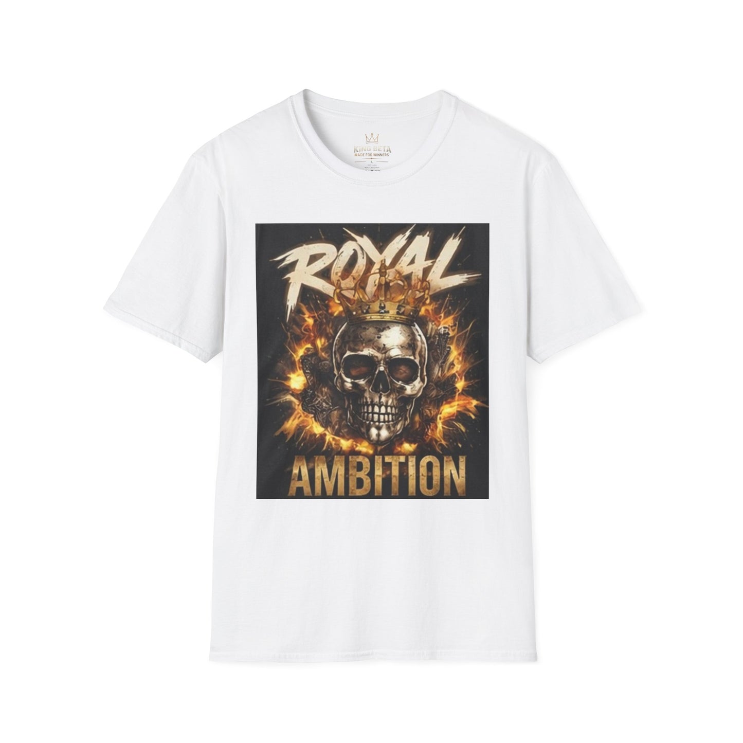 T-Shirt — "Royal Ambition" Skull Crown Graphic Tee