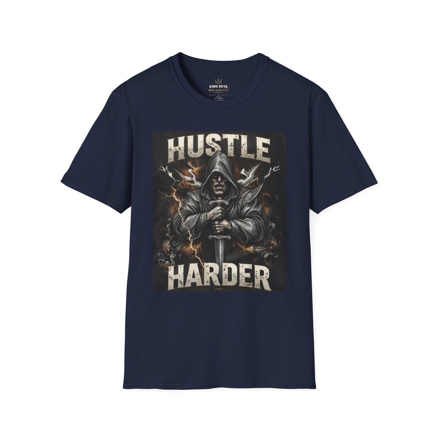 Hustle Harder Grim Reaper T-Shirt