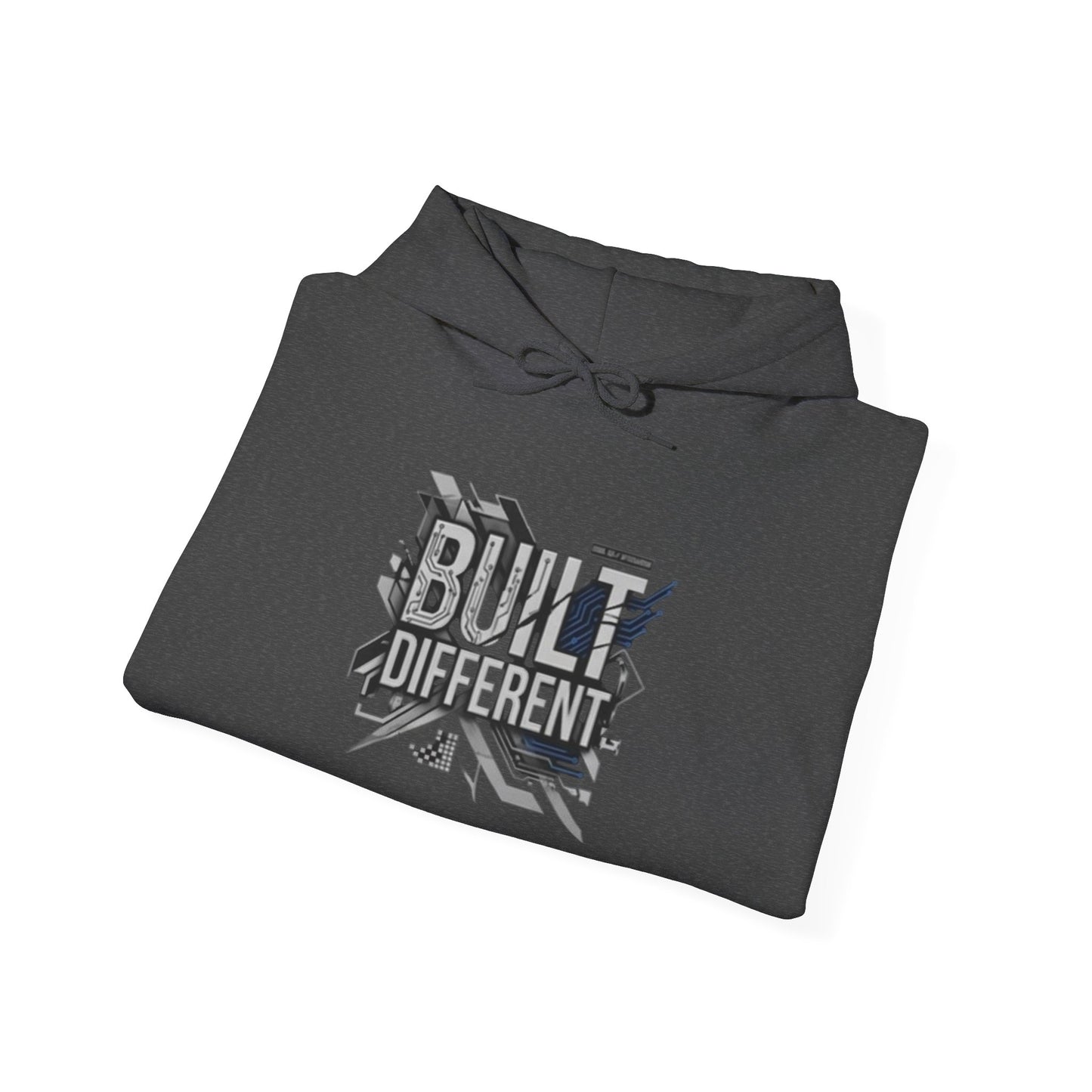 Built Different Hoodie — Tech Circuit Graphic Pullover