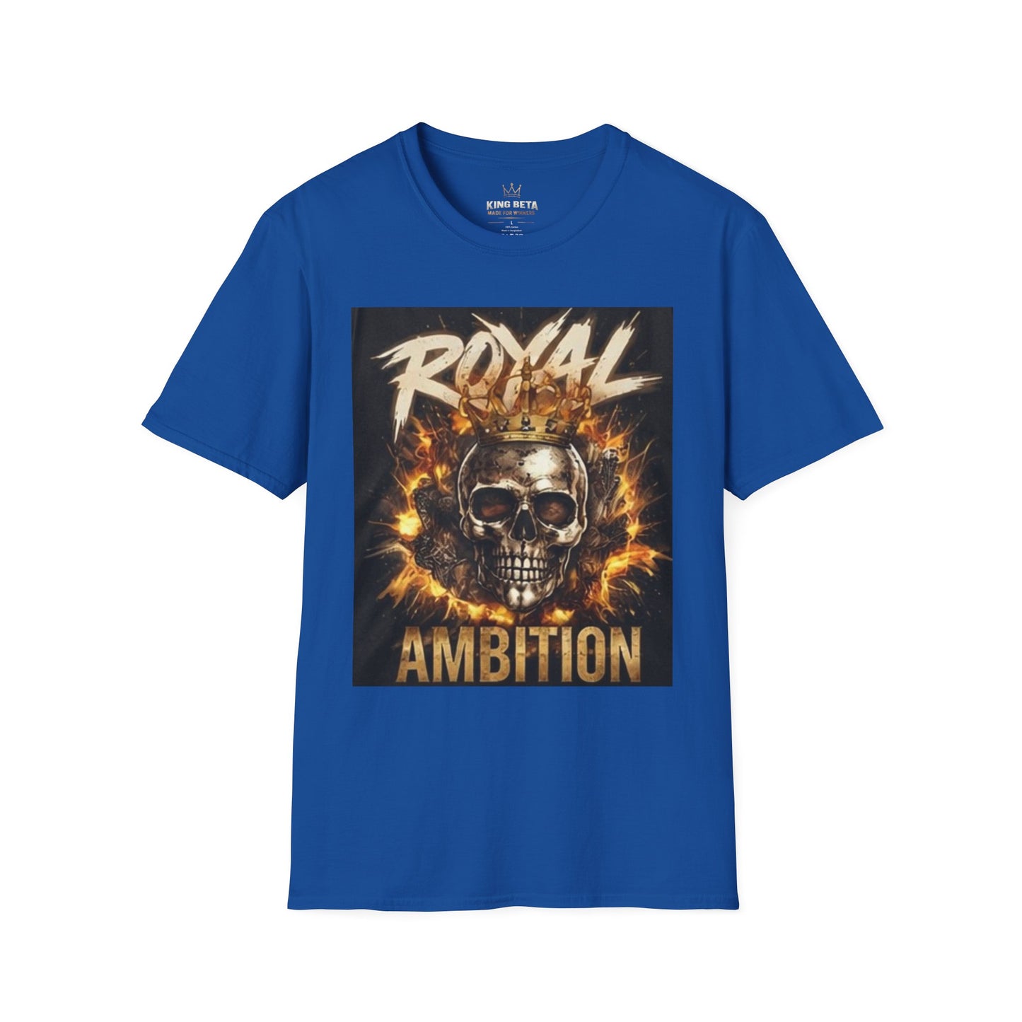 T-Shirt — "Royal Ambition" Skull Crown Graphic Tee