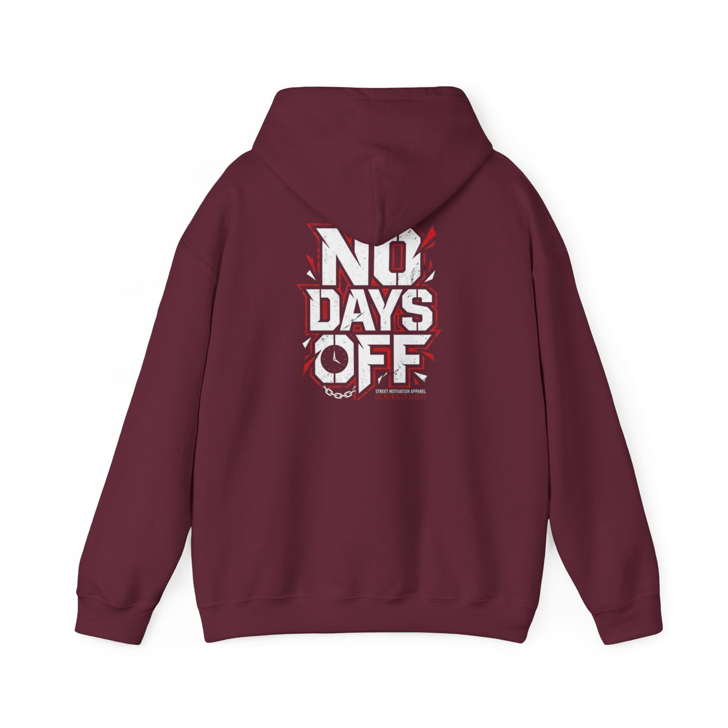 No Days Off Hoodie – Motivational Gym Sweatshirt with ‘No Days Off’ Graphic