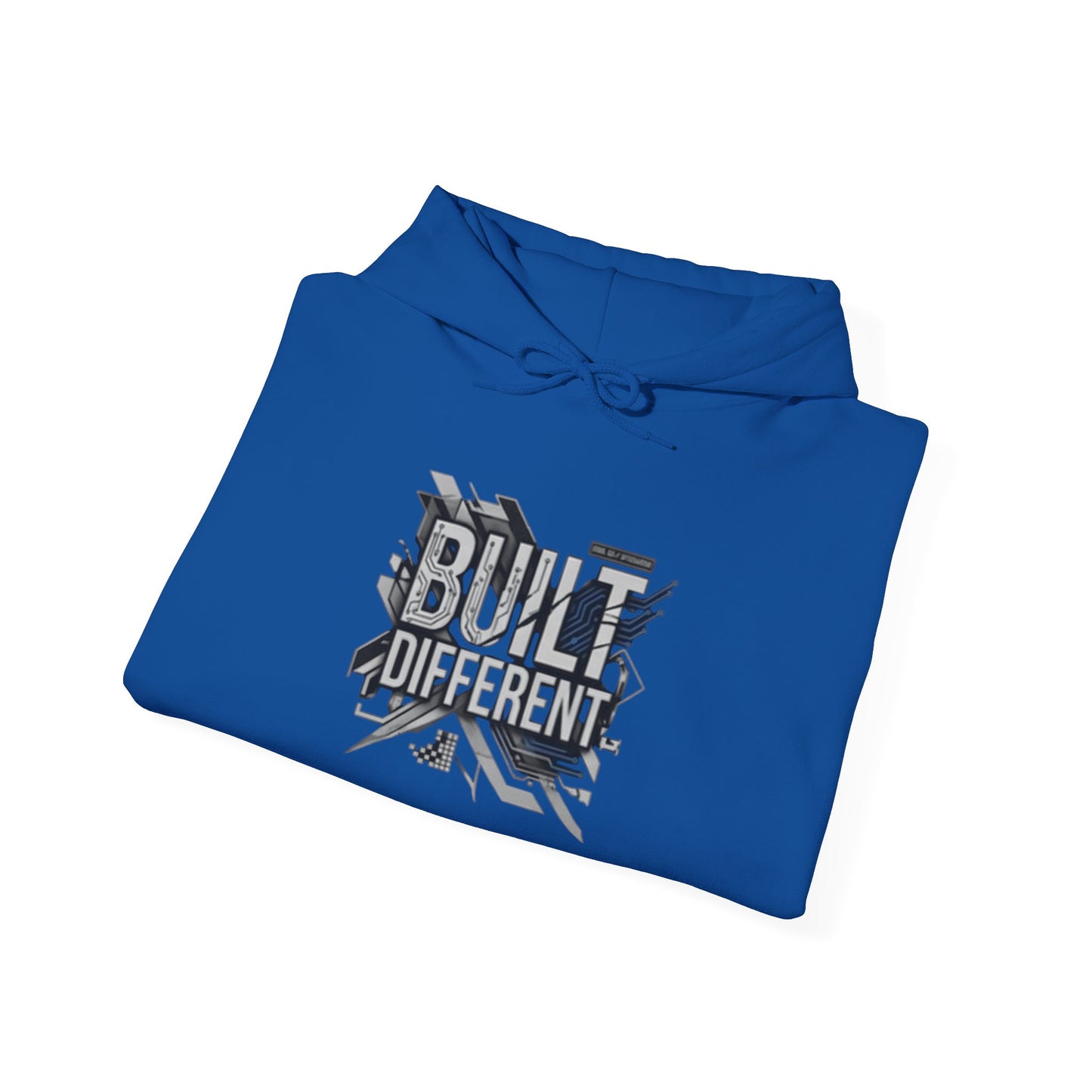 Built Different Hoodie — Tech Circuit Graphic Pullover