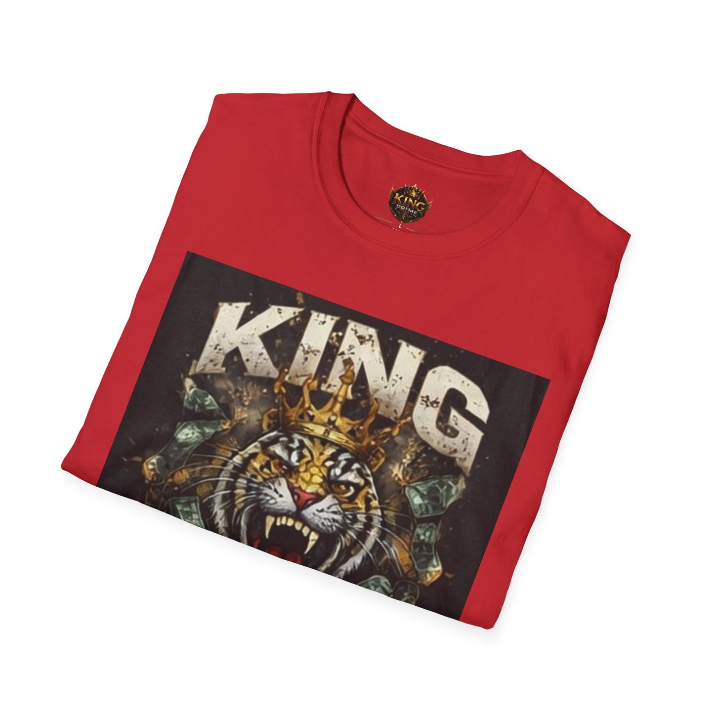 King Mentality Tiger T-Shirt — Bold Vintage Roaring Tiger Graphic Tee