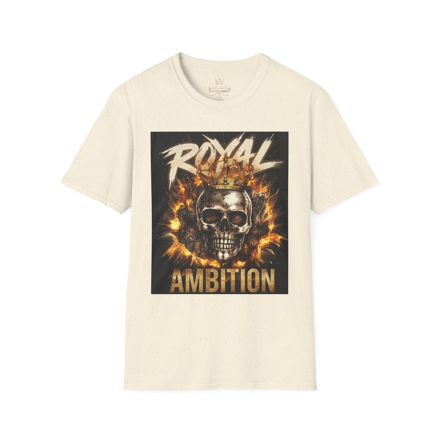 T-Shirt — "Royal Ambition" Skull Crown Graphic Tee
