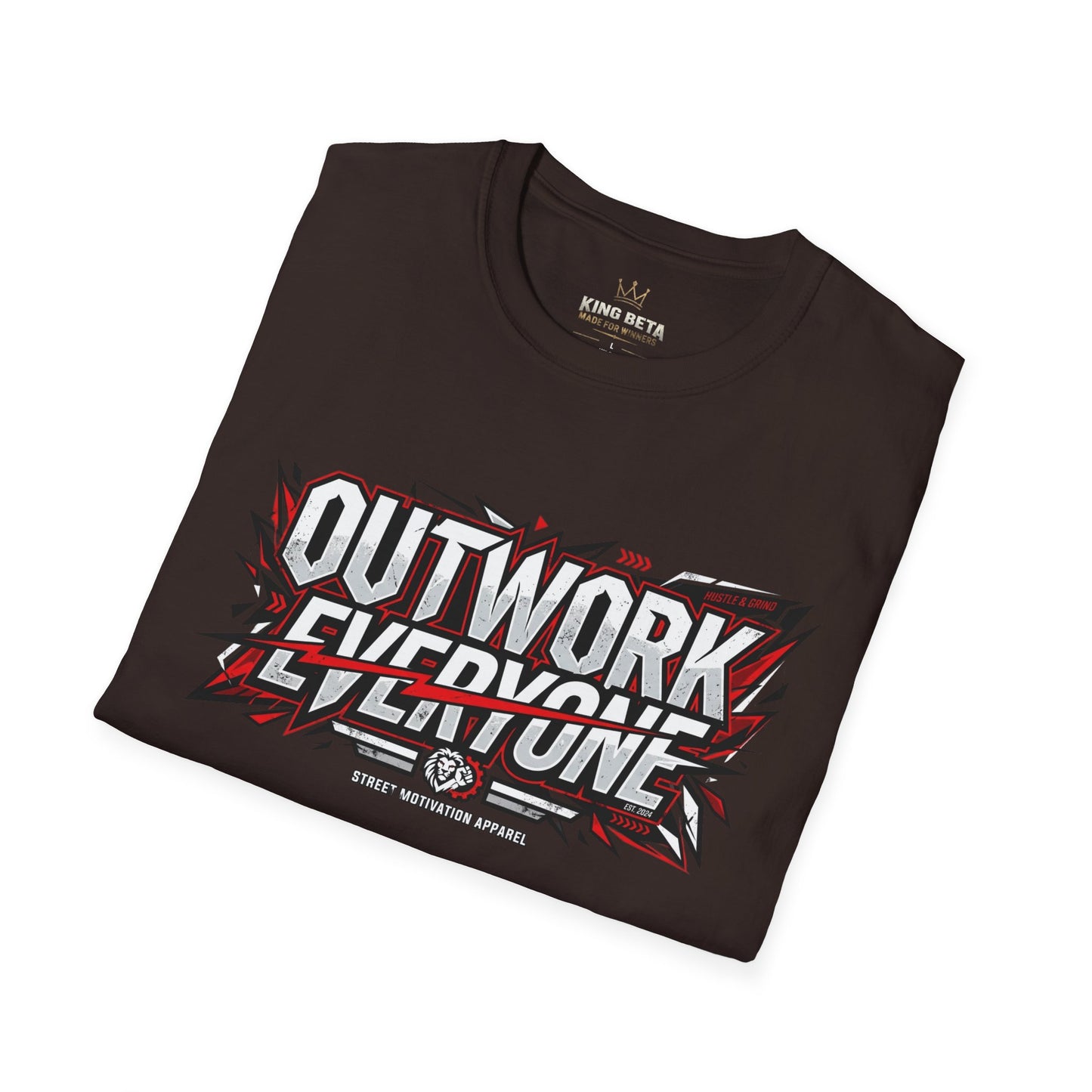 Outwork Everyone Motivational T-Shirt — Bold Athletic Graphic Tee