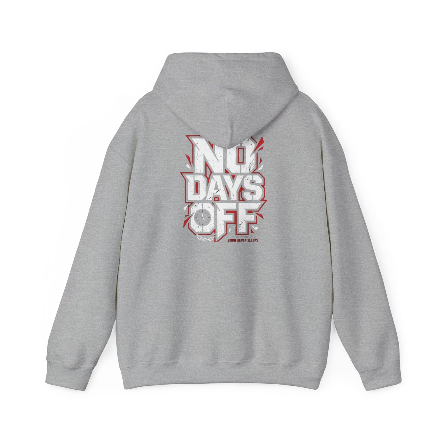 No Days Off Hoodie – Motivational Gym Sweatshirt with ‘No Days Off’ Graphic