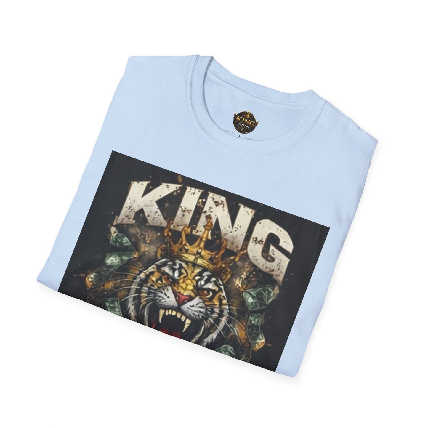 King Mentality Tiger T-Shirt — Bold Vintage Roaring Tiger Graphic Tee