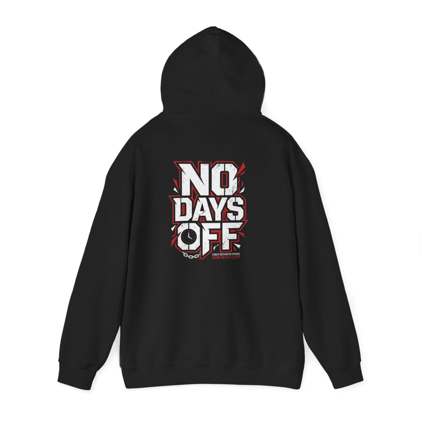 No Days Off Hoodie – Motivational Gym Sweatshirt with ‘No Days Off’ Graphic