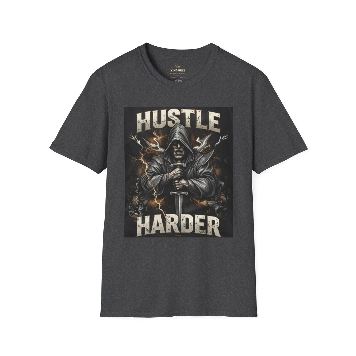 Hustle Harder Grim Reaper T-Shirt