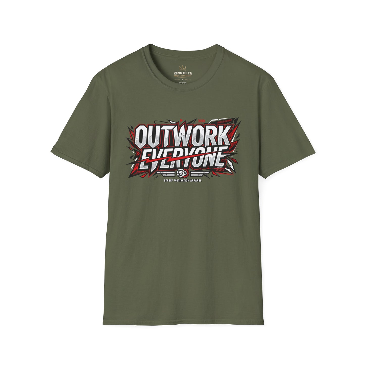 Outwork Everyone Motivational T-Shirt — Bold Athletic Graphic Tee