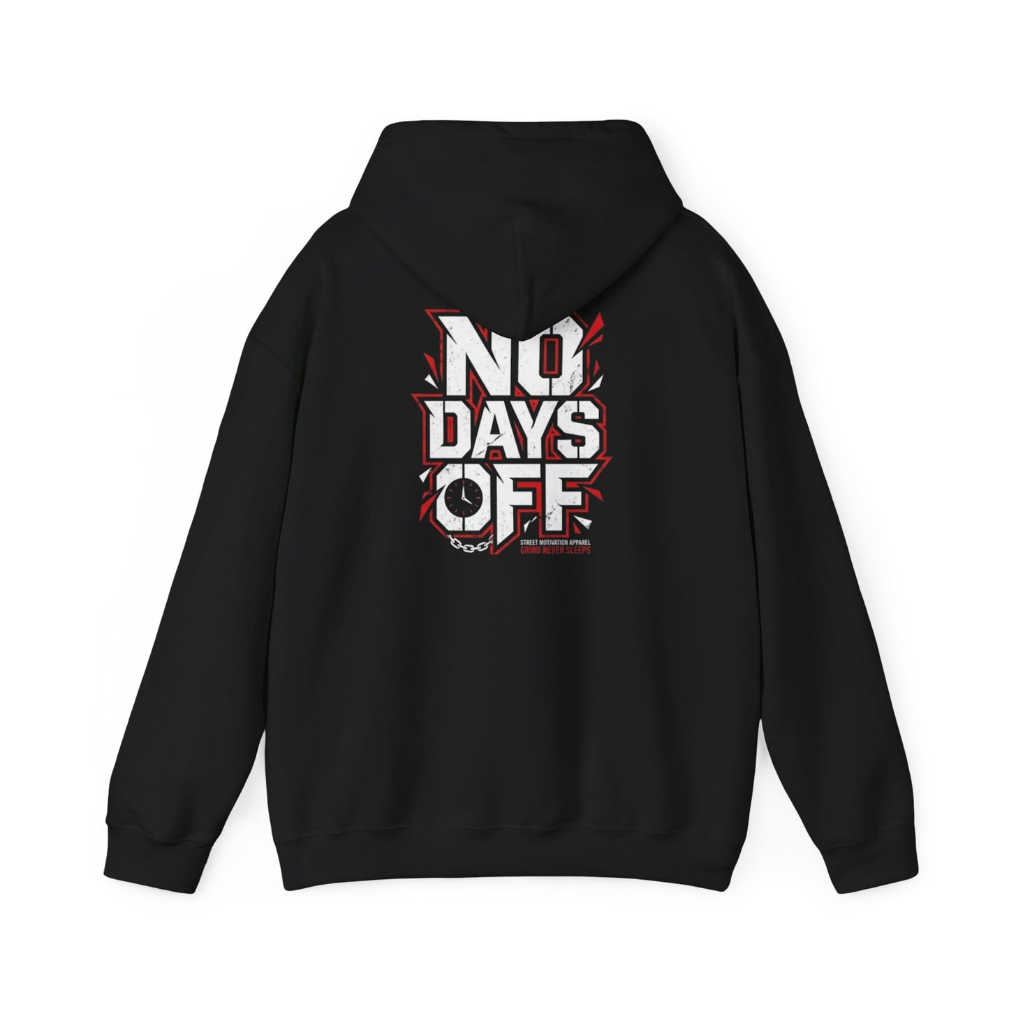 No Days Off Hoodie – Motivational Gym Sweatshirt with ‘No Days Off’ Graphic