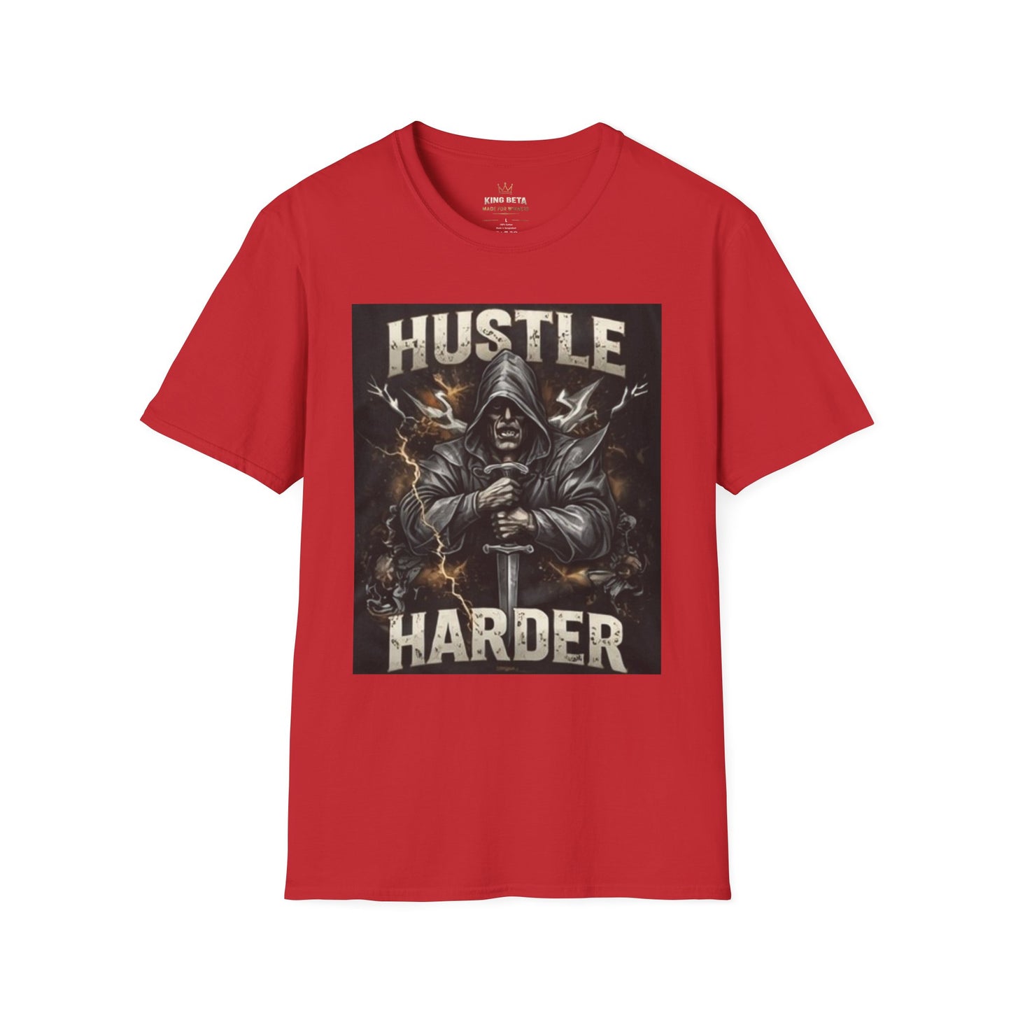 Hustle Harder Grim Reaper T-Shirt