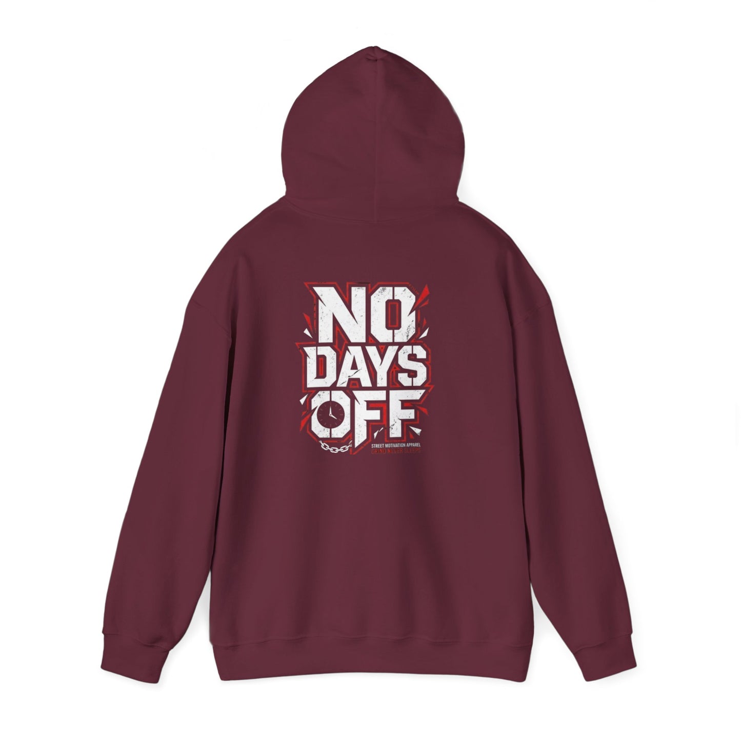 No Days Off Hoodie – Motivational Gym Sweatshirt with ‘No Days Off’ Graphic