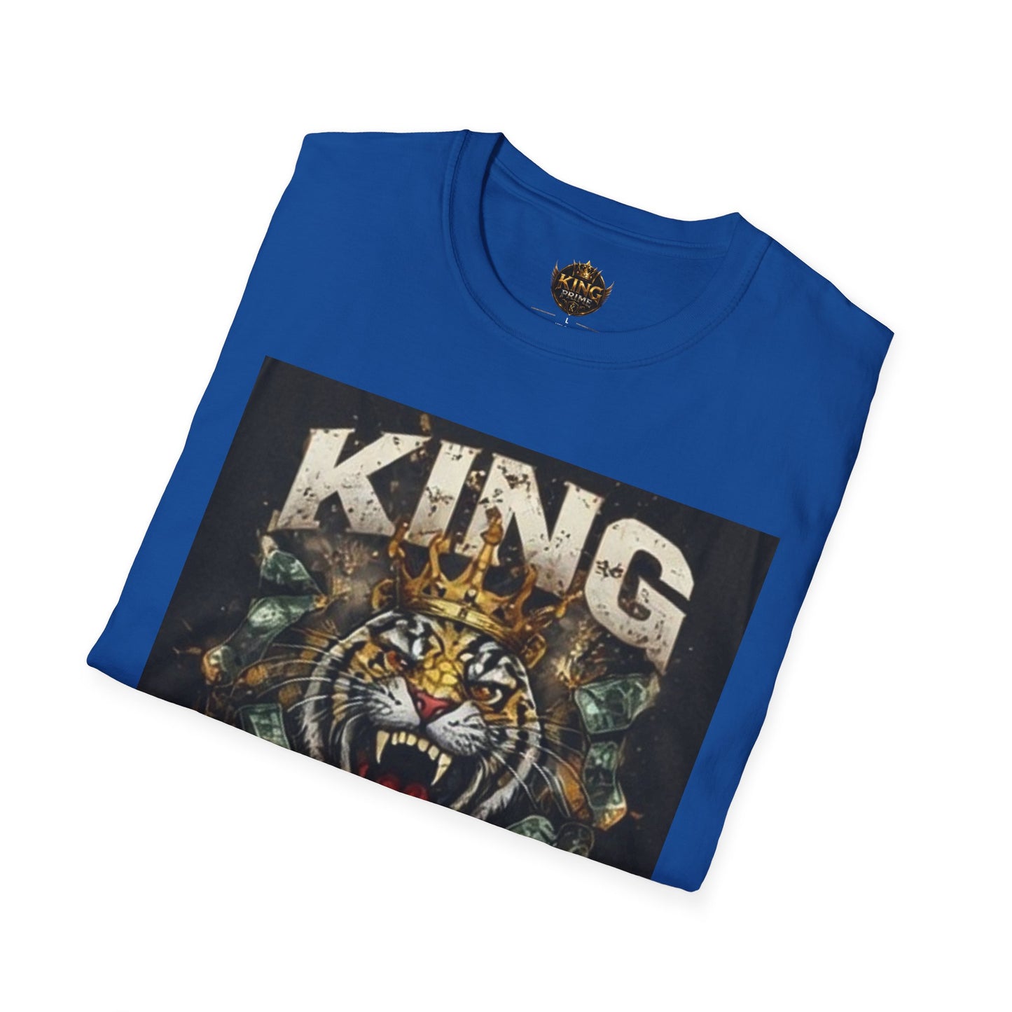 King Mentality Tiger T-Shirt — Bold Vintage Roaring Tiger Graphic Tee