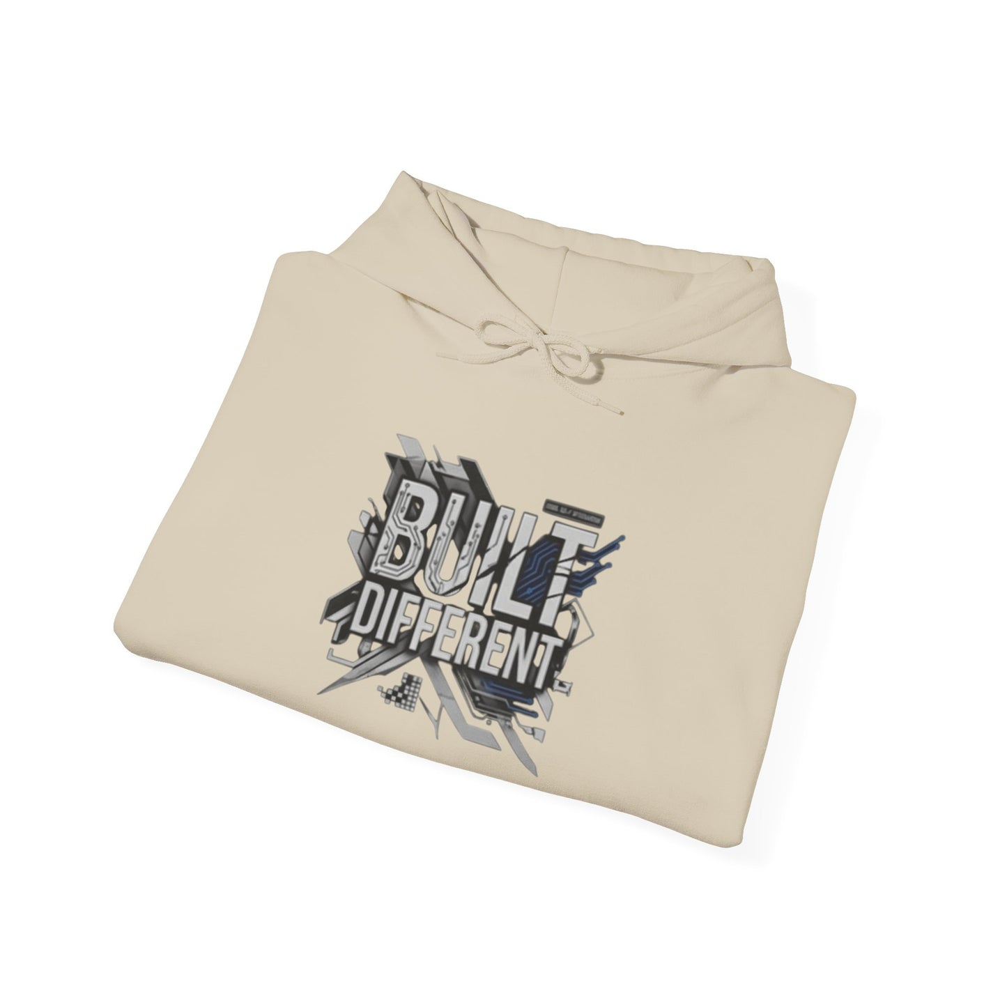 Built Different Hoodie — Tech Circuit Graphic Pullover
