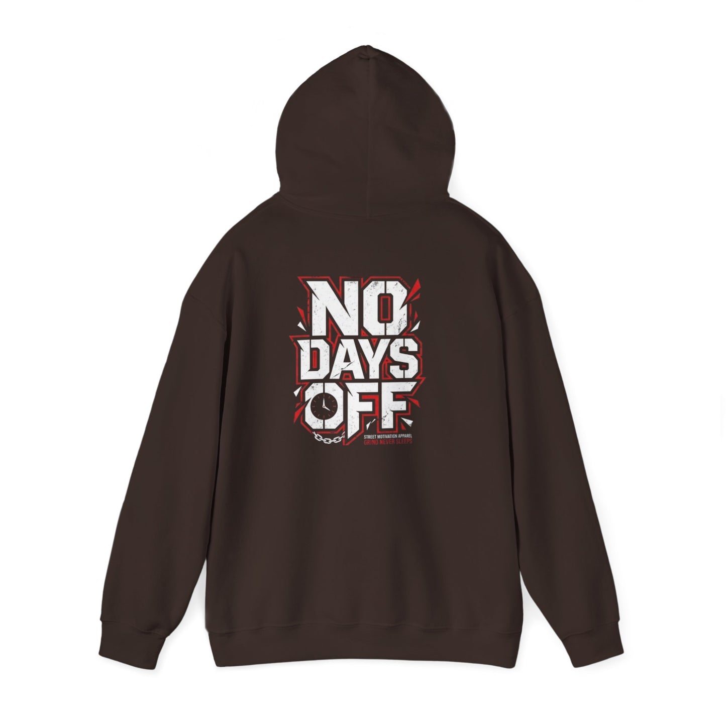 No Days Off Hoodie – Motivational Gym Sweatshirt with ‘No Days Off’ Graphic