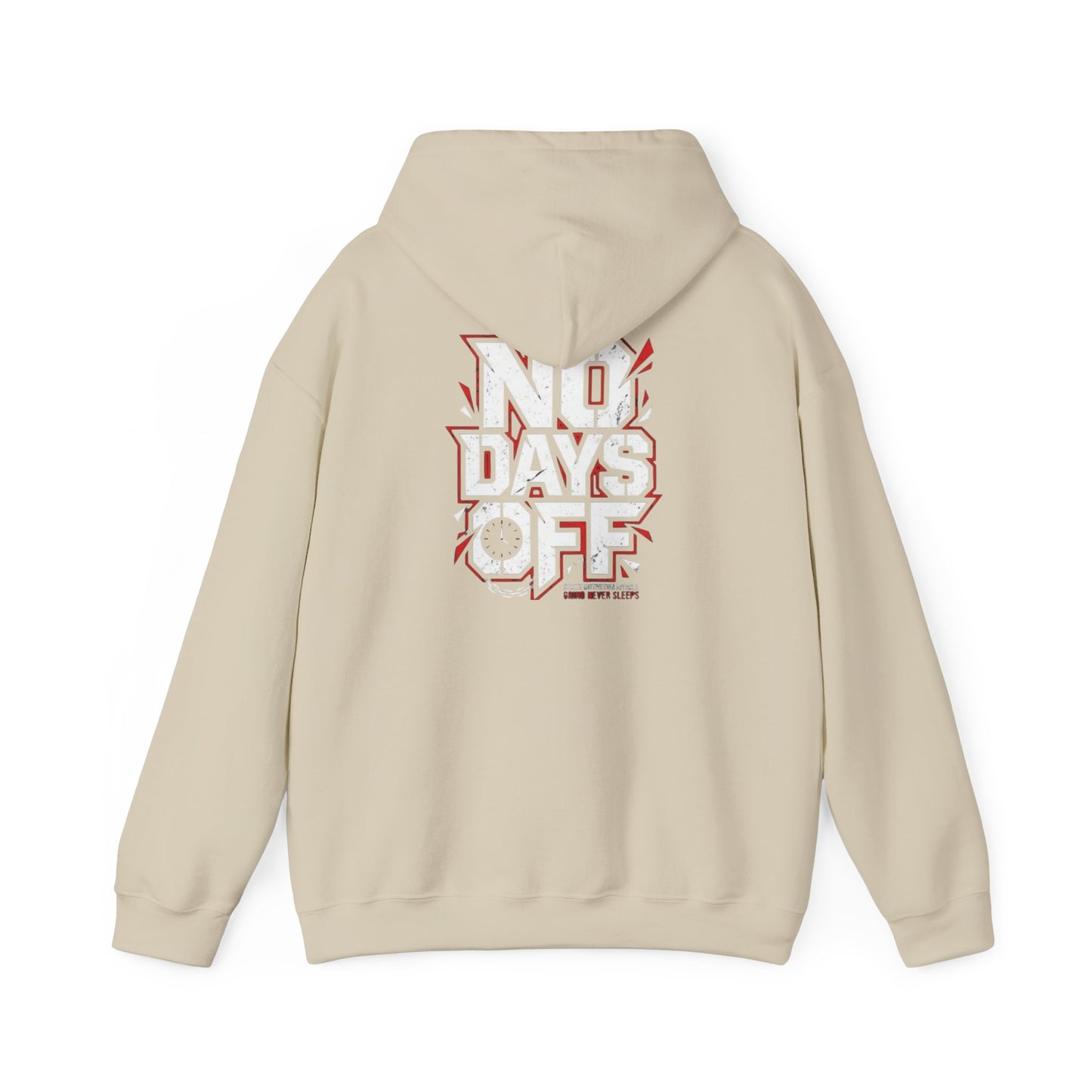 No Days Off Hoodie – Motivational Gym Sweatshirt with ‘No Days Off’ Graphic