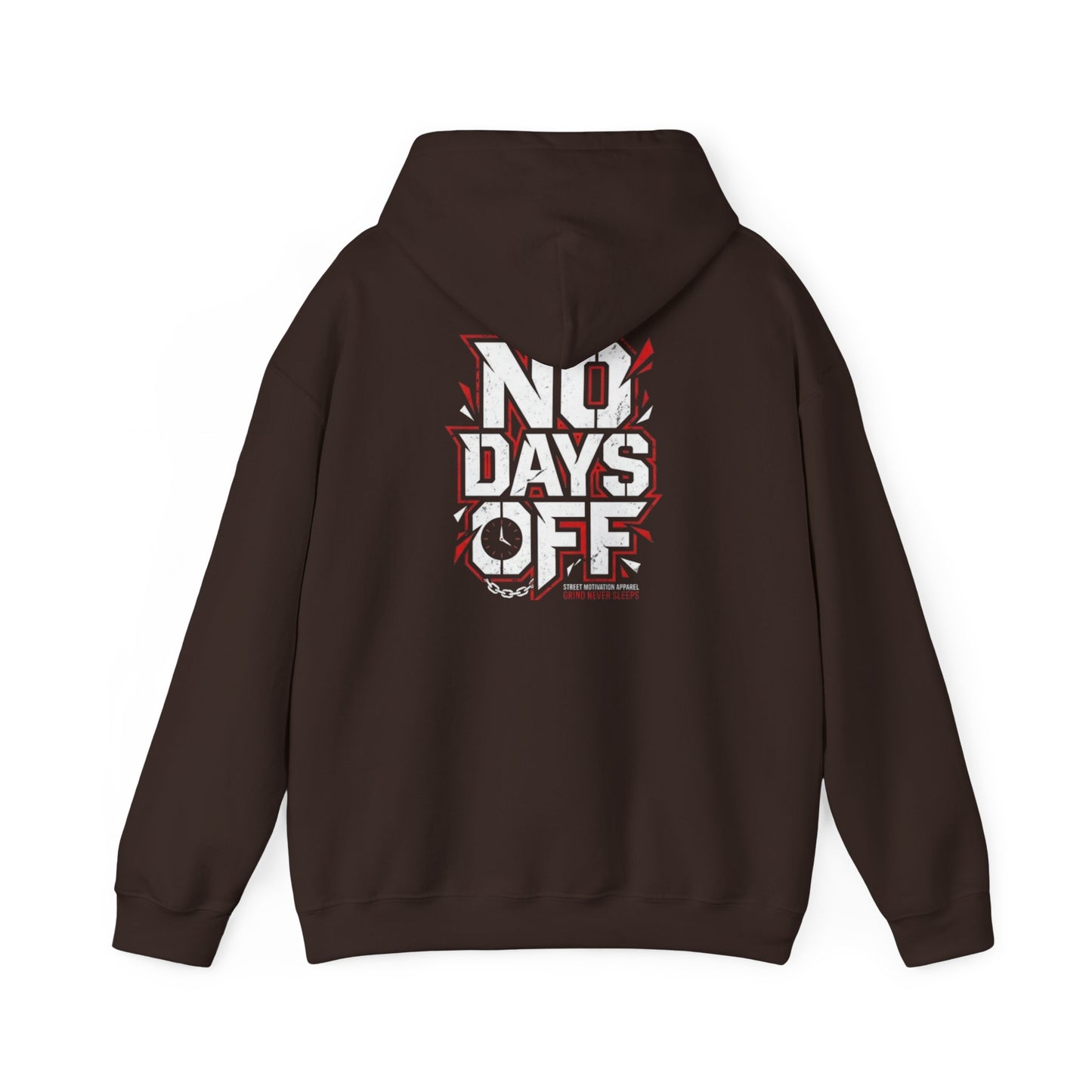 No Days Off Hoodie – Motivational Gym Sweatshirt with ‘No Days Off’ Graphic
