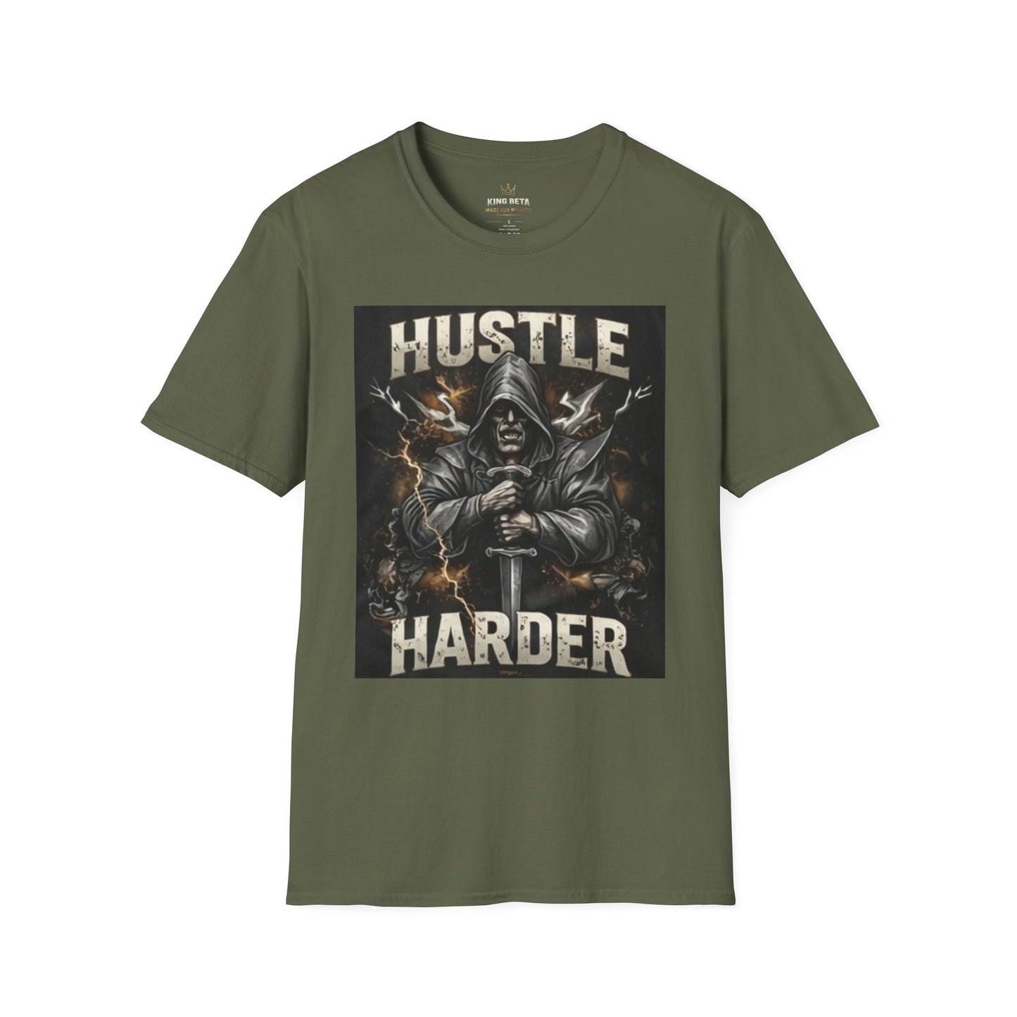 Hustle Harder Grim Reaper T-Shirt