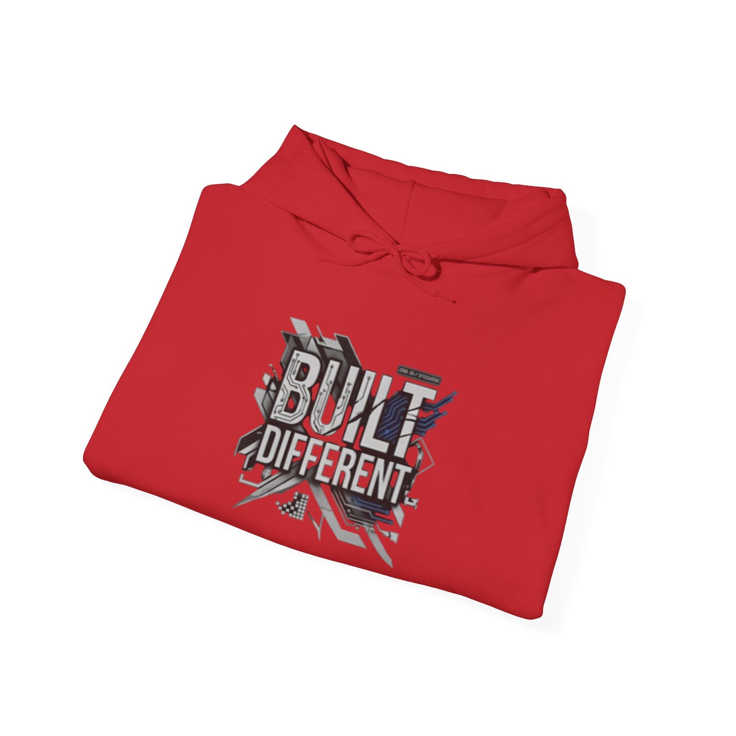 Built Different Hoodie — Tech Circuit Graphic Pullover