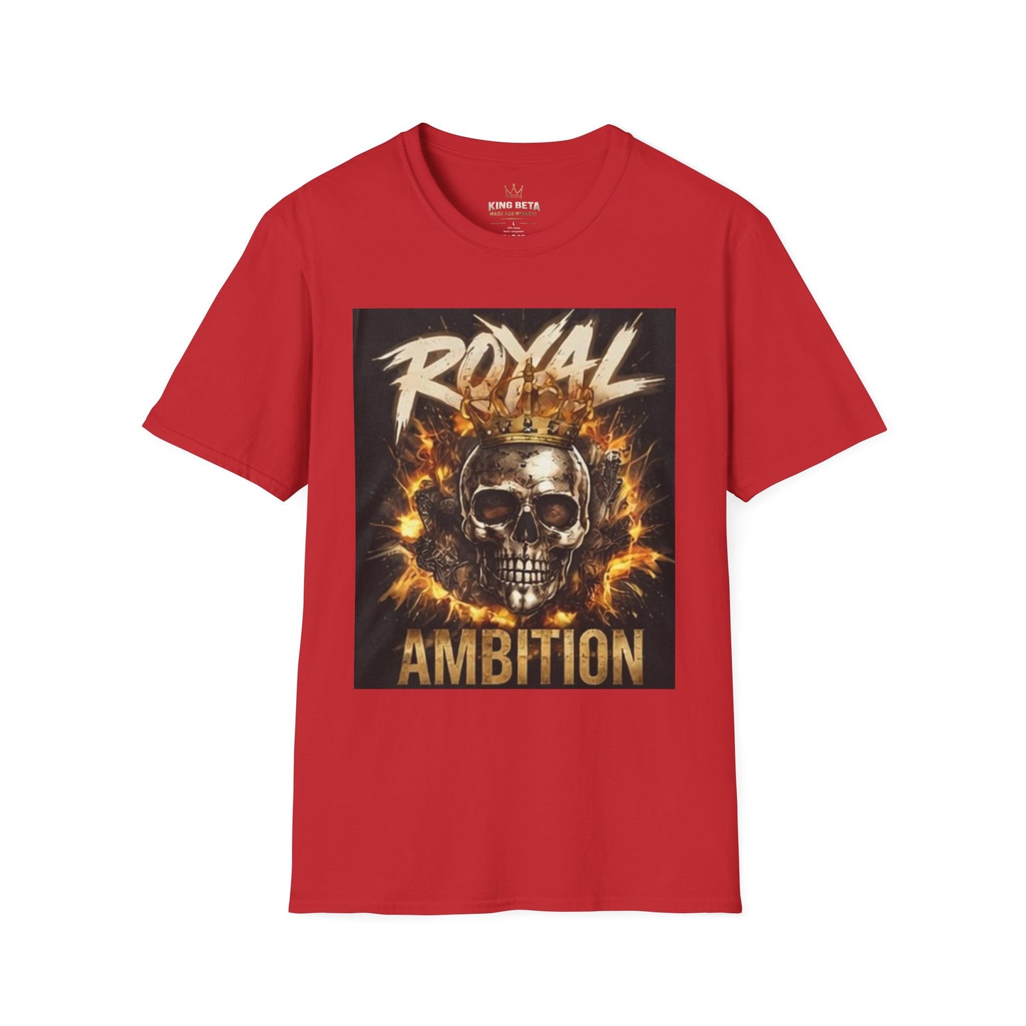 T-Shirt — "Royal Ambition" Skull Crown Graphic Tee