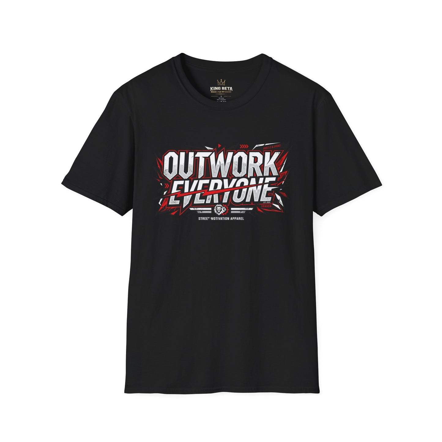 Outwork Everyone Motivational T-Shirt — Bold Athletic Graphic Tee