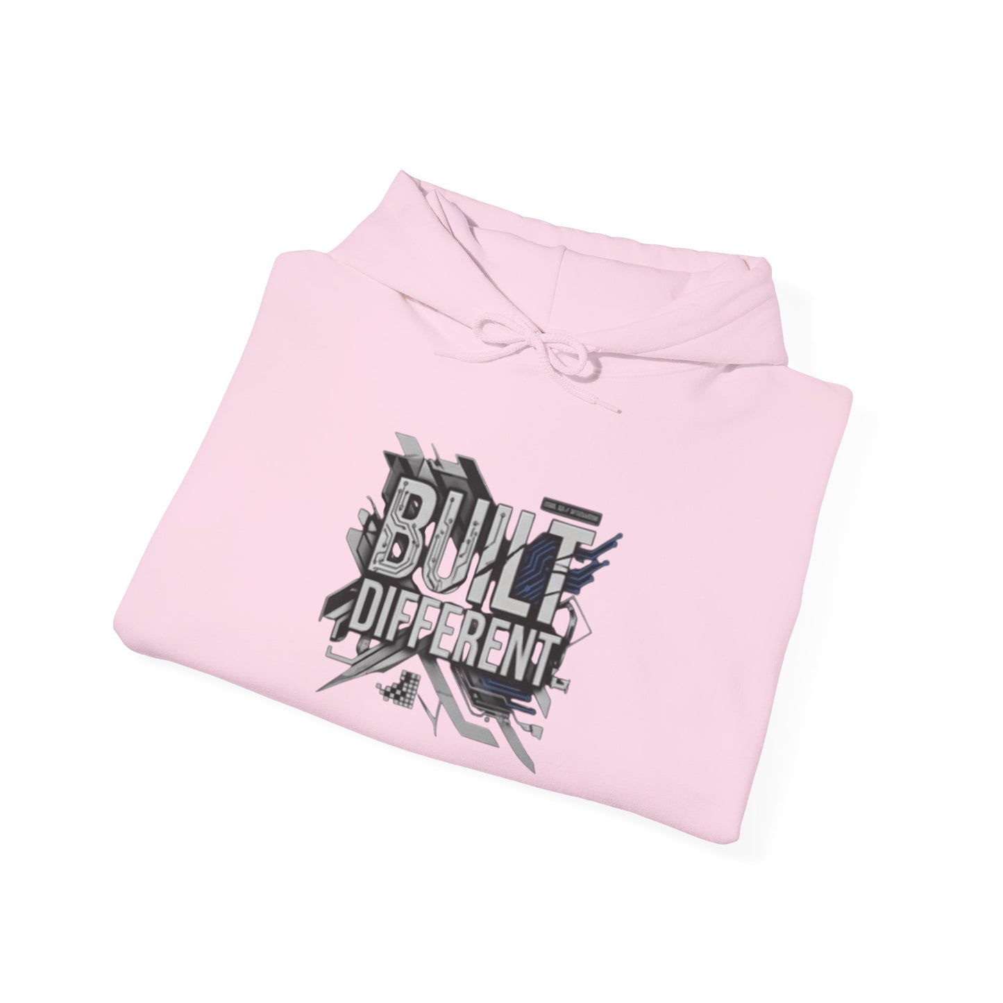 Built Different Hoodie — Tech Circuit Graphic Pullover