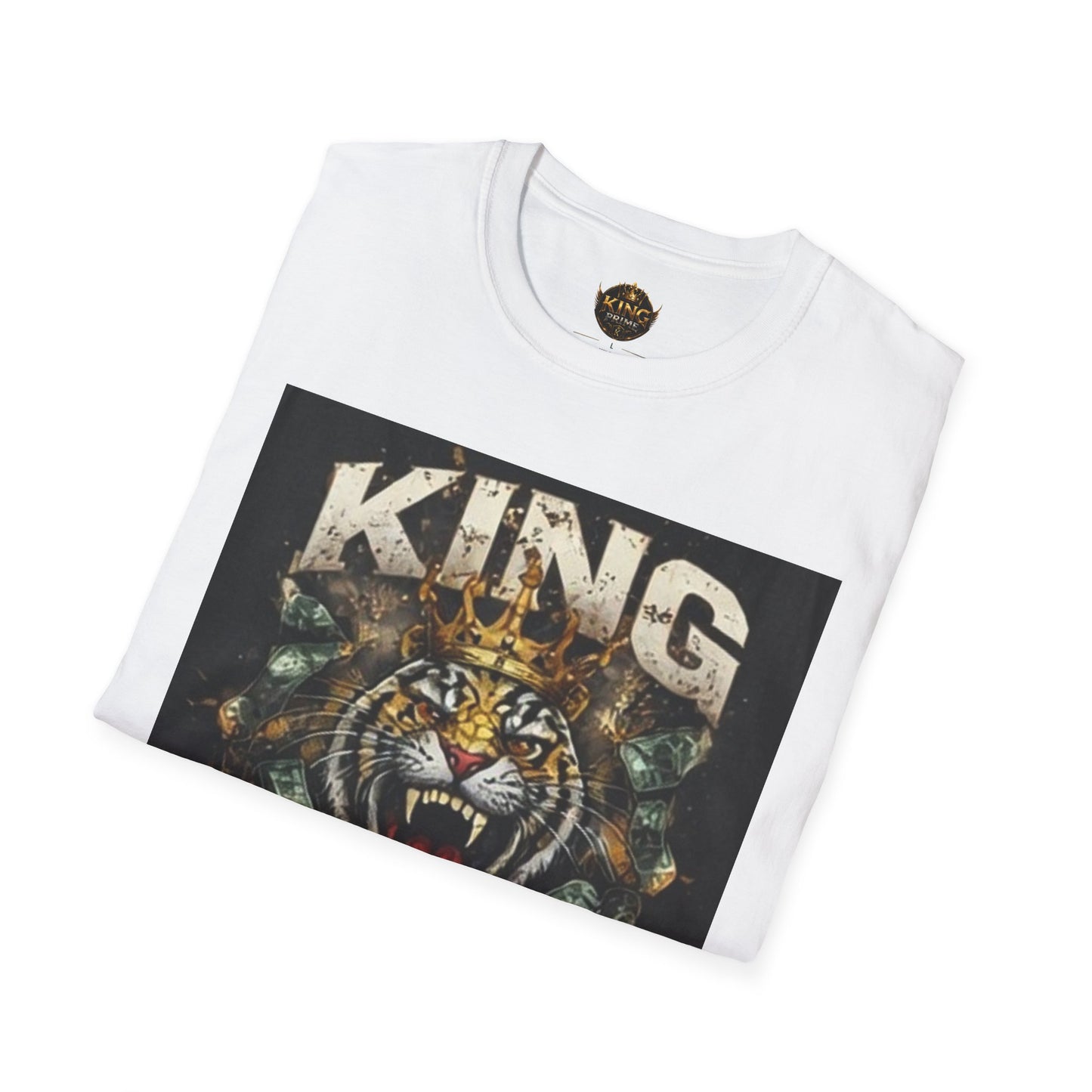 King Mentality Tiger T-Shirt — Bold Vintage Roaring Tiger Graphic Tee
