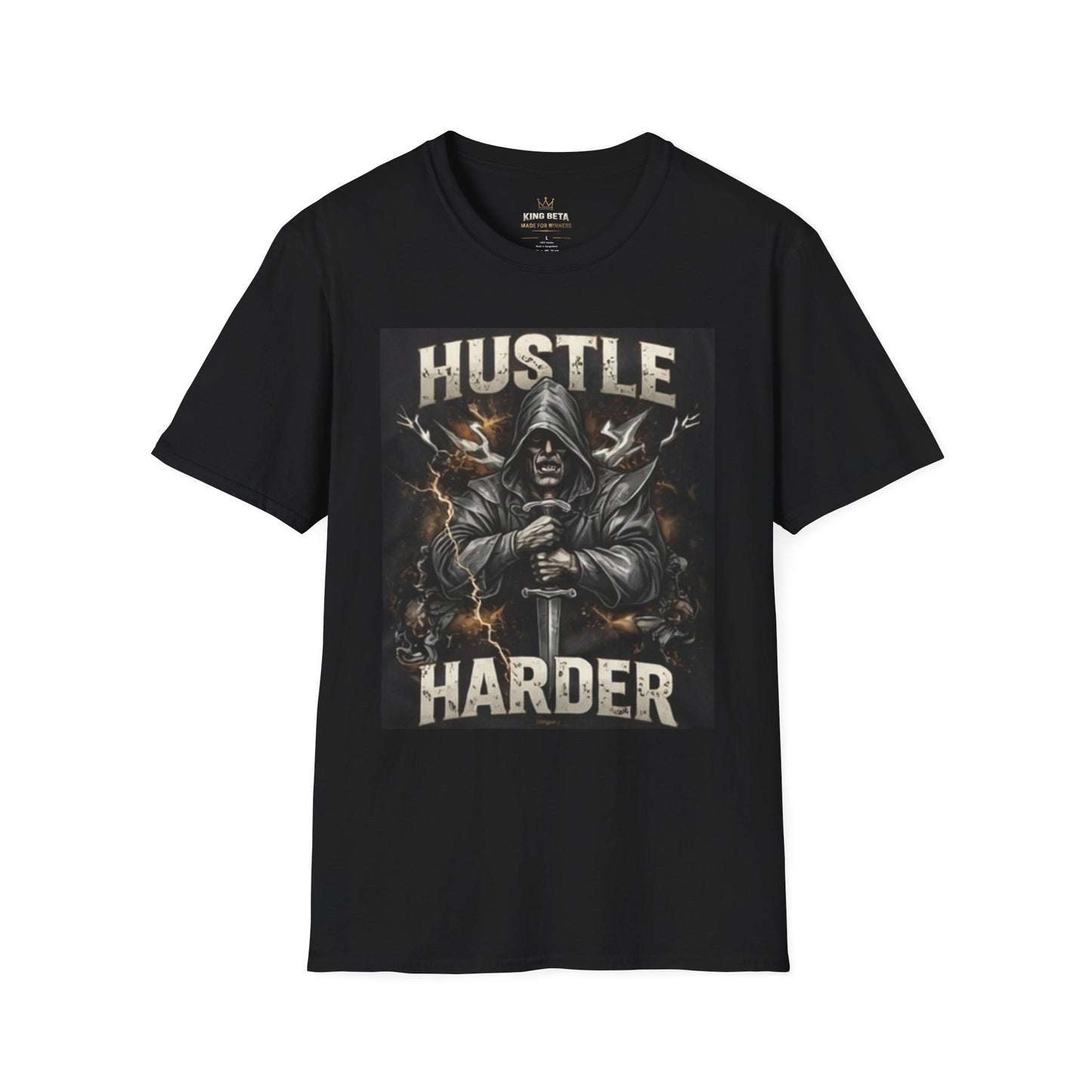 Hustle Harder Grim Reaper T-Shirt