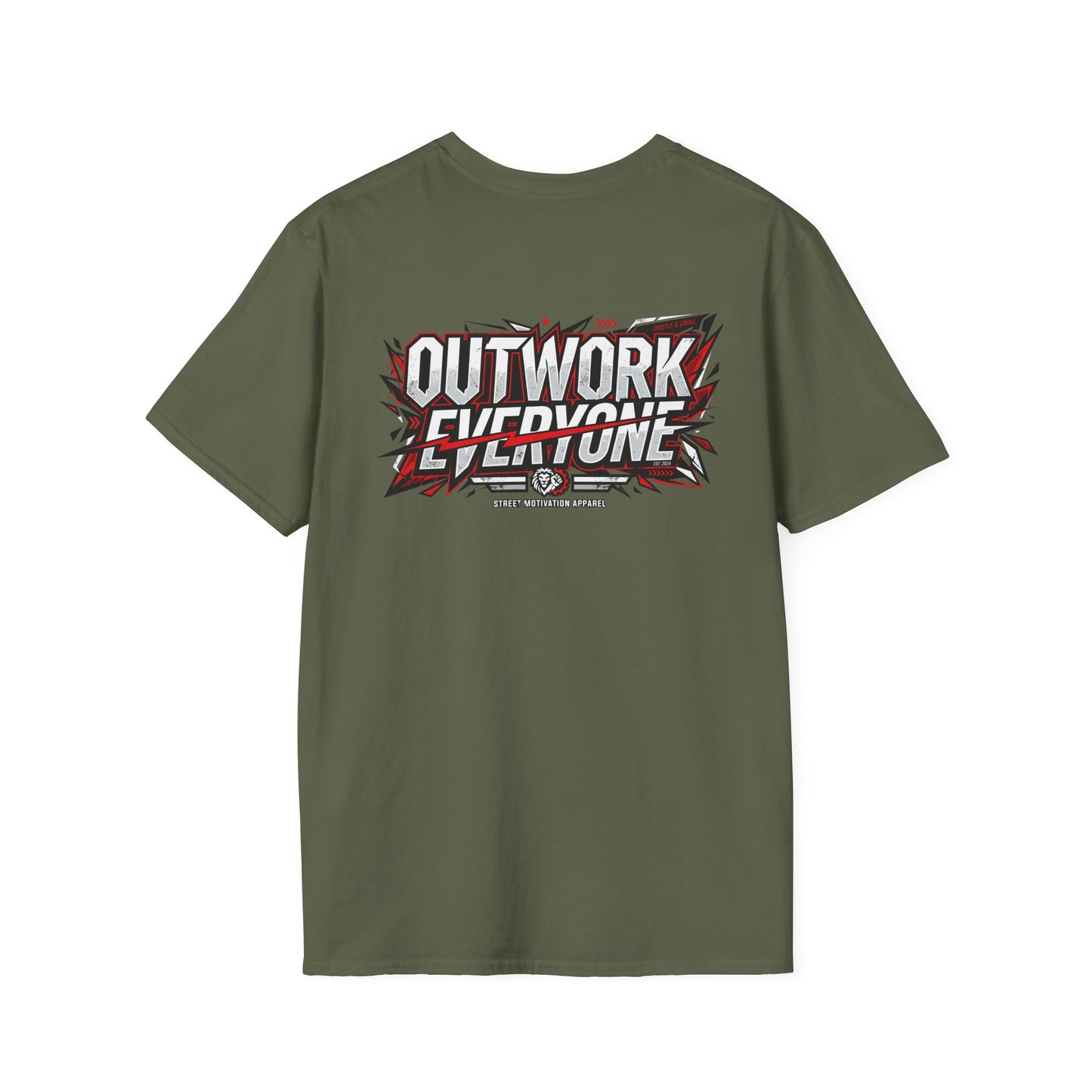 Outwork Everyone Graphic T-Shirt — Motivational Fitness Tee