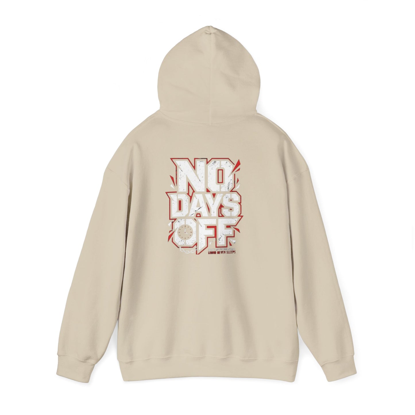 No Days Off Hoodie – Motivational Gym Sweatshirt with ‘No Days Off’ Graphic