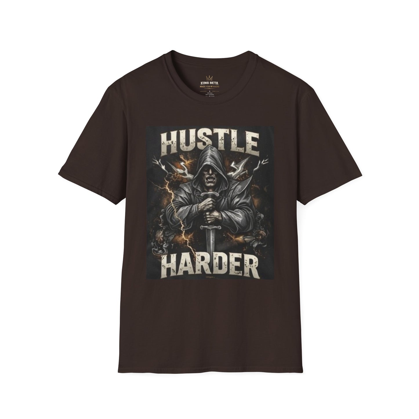 Hustle Harder Grim Reaper T-Shirt